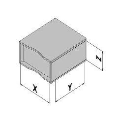 Cofanetto in plastica EC30-430-6