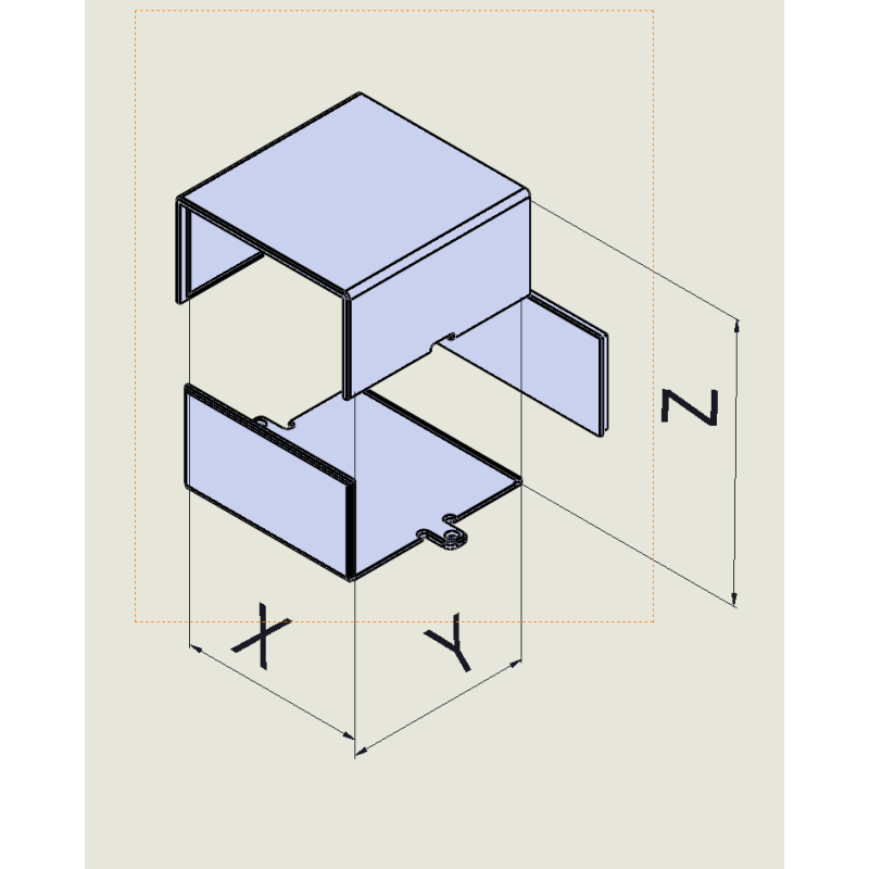 Contenitore in plastica EC10-300-14