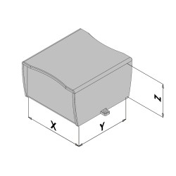 Contenitore in plastica EC10-300-64