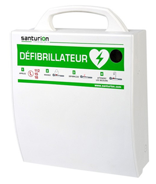 Custodia di stoccaggio per un defibrillatore Custodia di stoccaggio per un defibrillatore